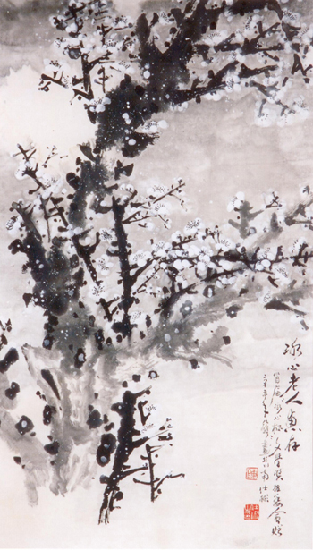 小-白梅图(陈仕彬作 冰心收藏).jpg